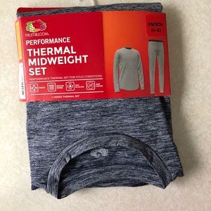 FOTL Midweight Thermal Set grey XS